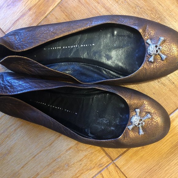 Giuseppe Zanotti Flats with diamond skeleton - Picture 4 of 6